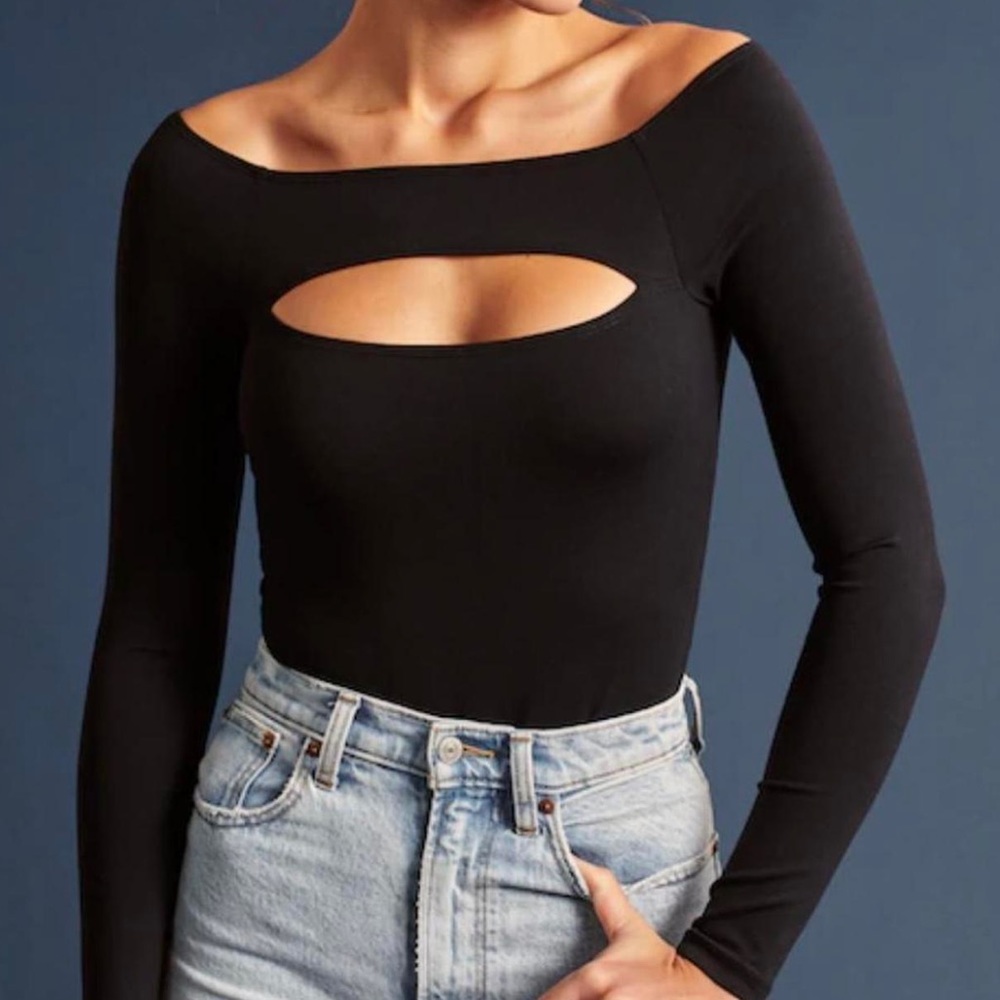 NWT Abercrombie & Fitch Seamless Off-The-Shoulder Bodysuit